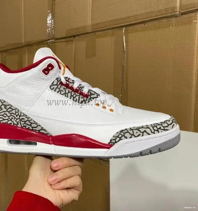 3 ship Pk materials retro air ready retail Red God jordan to Cardinal 0514